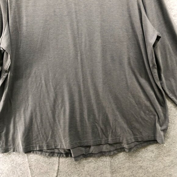 Duluth Trading Co Wool Blend Long Sleeve T Shirt Womens 2X Gray Crewneck - Picture 4 of 8